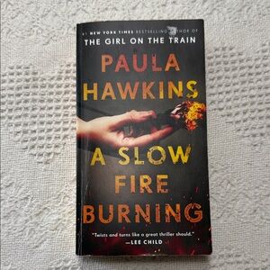 A Slow Fire Burning by Paula Hawkins Mini Paperback Book